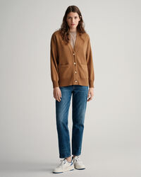 Solid Oversized Cardigan