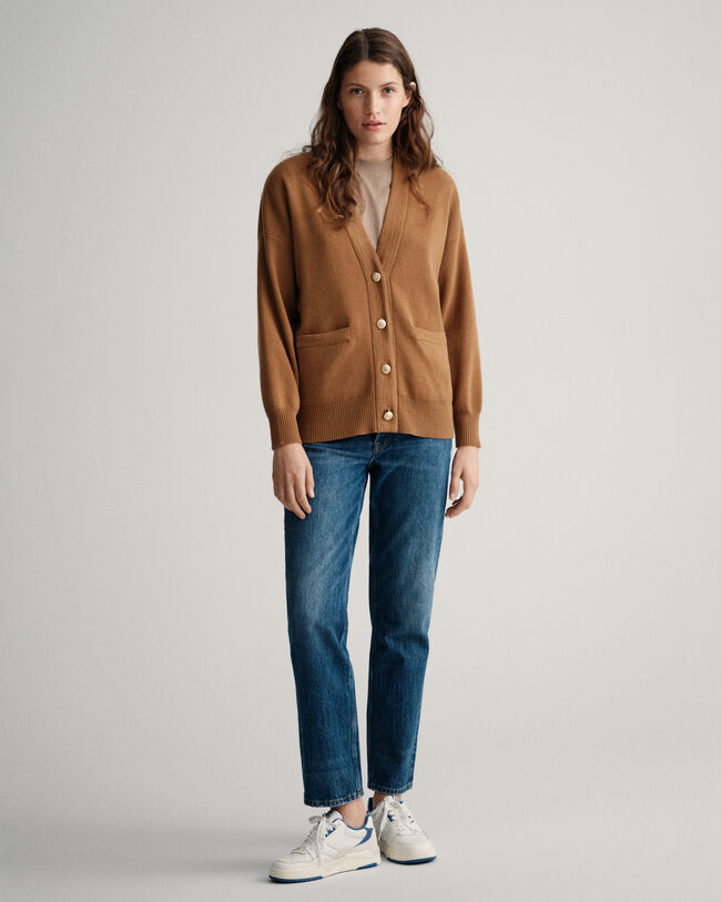 Solid Oversized Cardigan