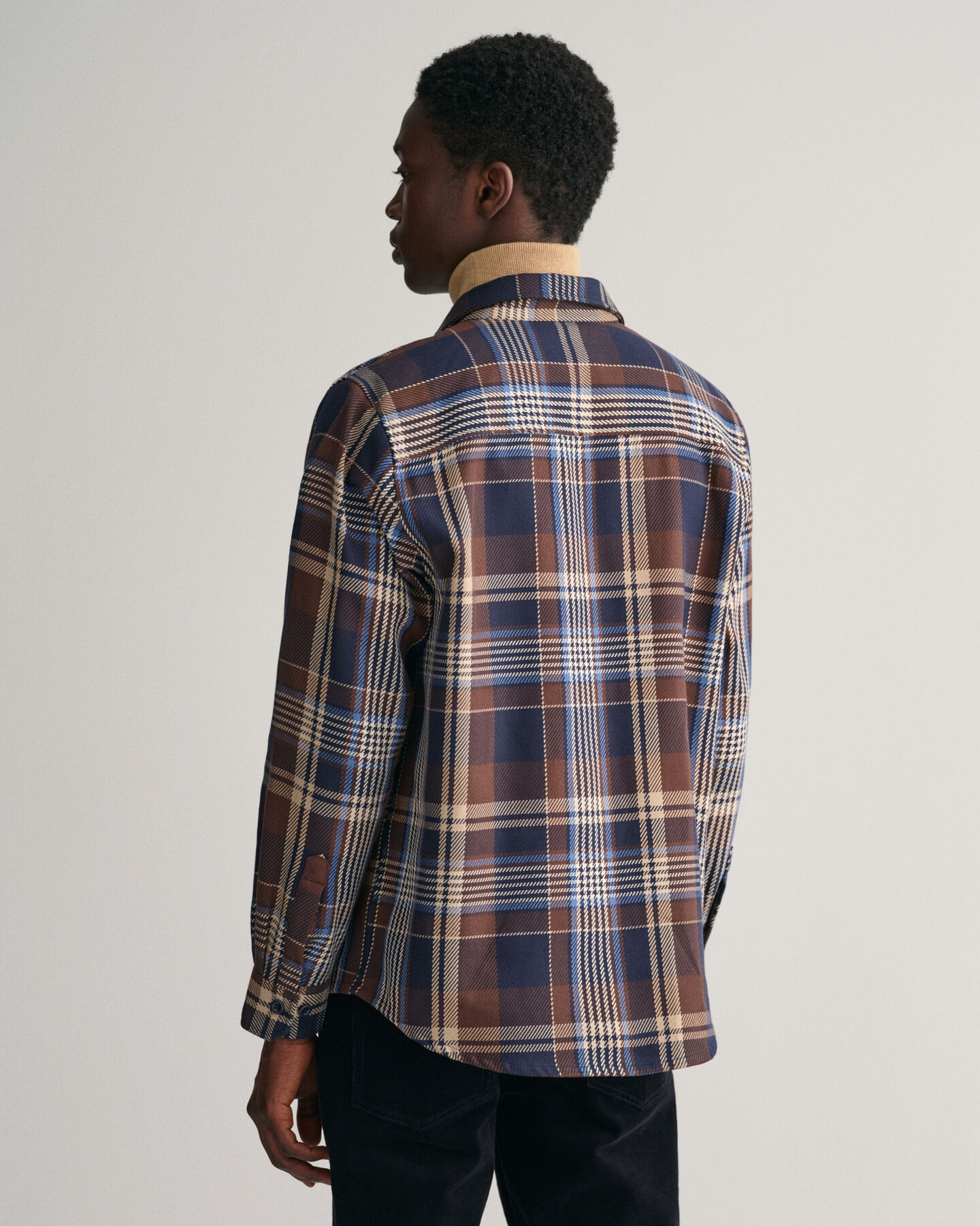 Checked Heavy Twill Overshirt