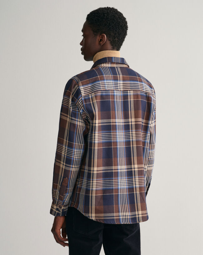 Checked Heavy Twill Overshirt
