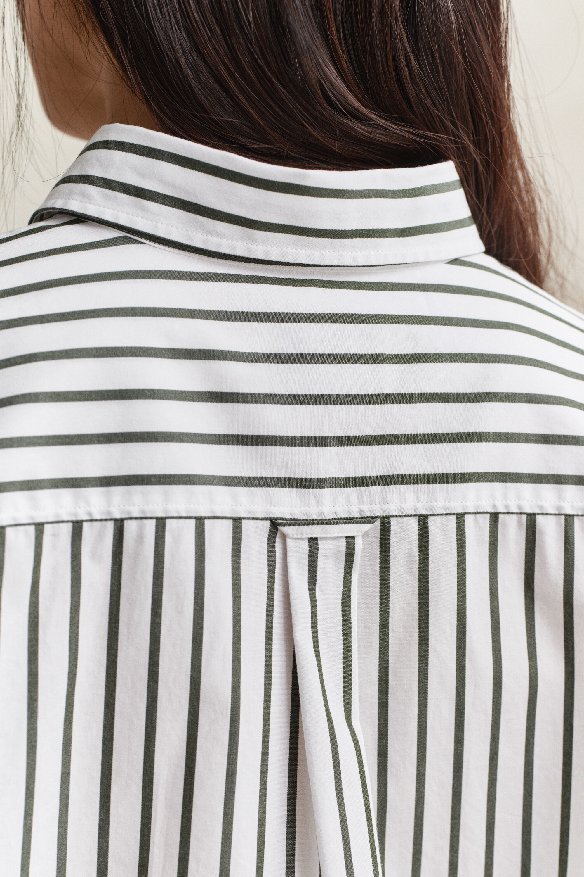 Relaxed Fit Striped Classic Poplin Shirt