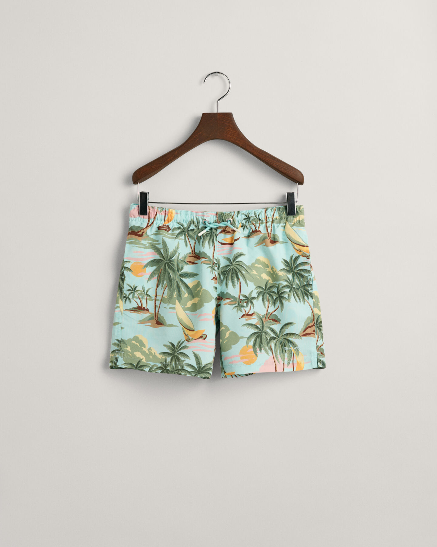Teen Boys Hawaiian Print Swim Shorts