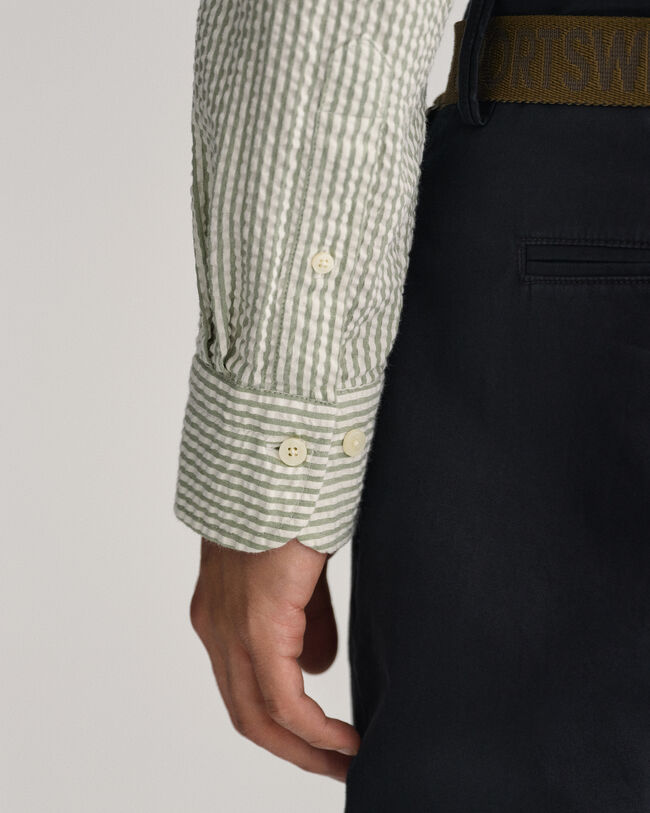 Regular Fit Seersucker Shirt