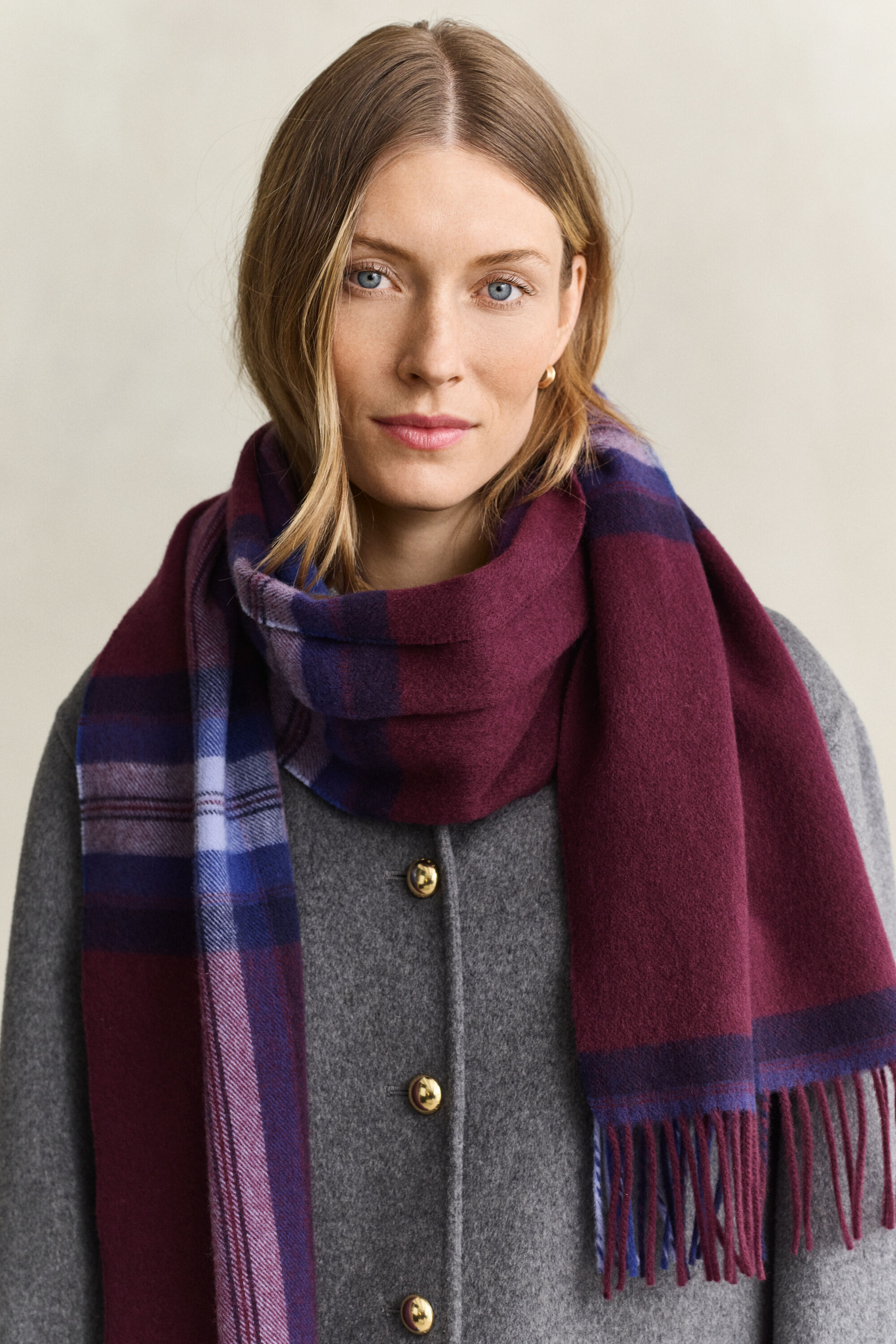 Tartan Wool Scarf