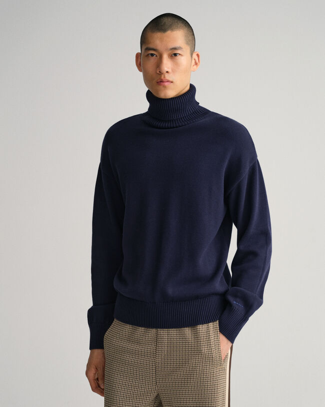 Supima Cotton Rollneck Sweater