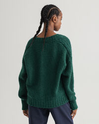 Mohair V-Neck Sweater