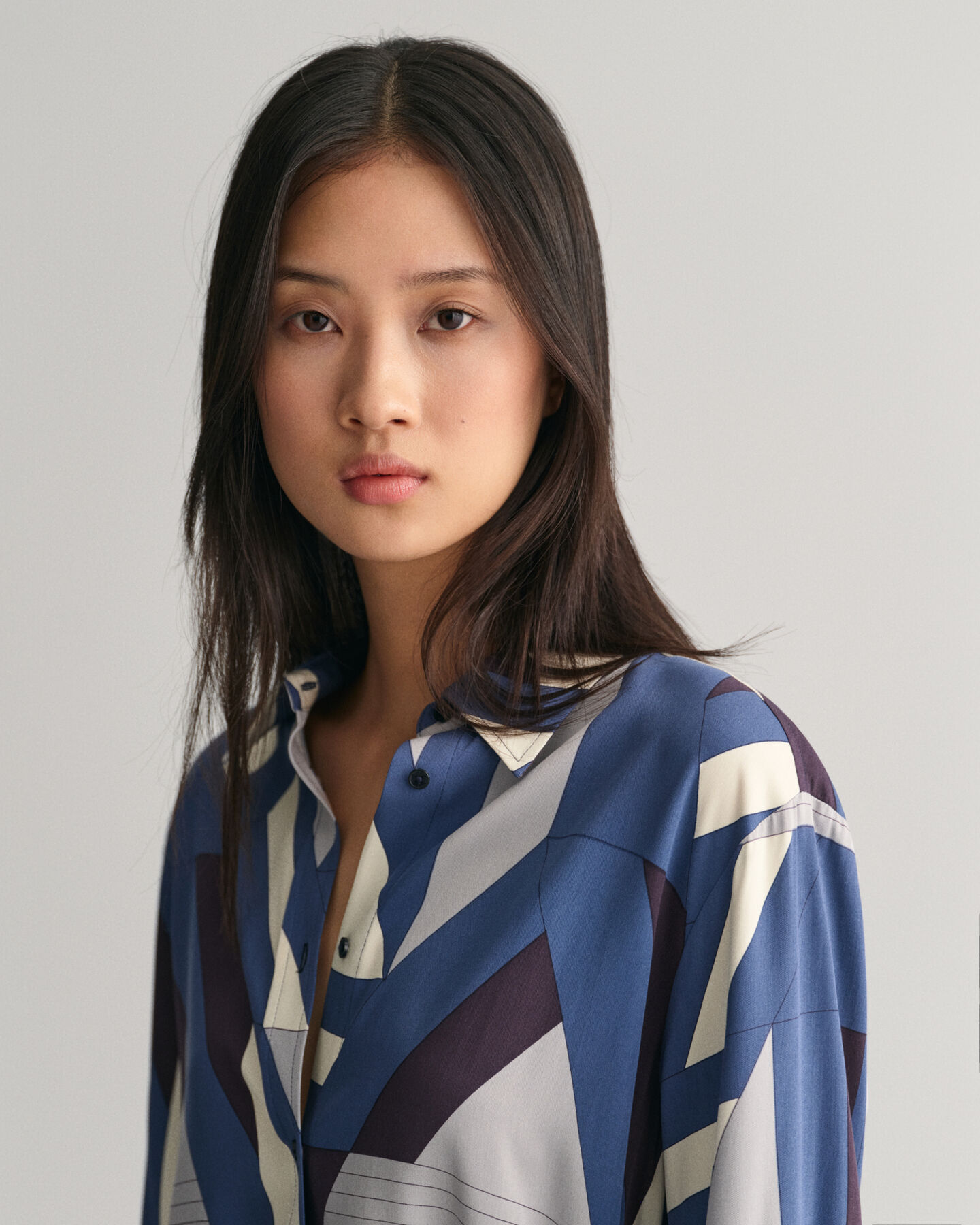 Letters Print Shirt Dress