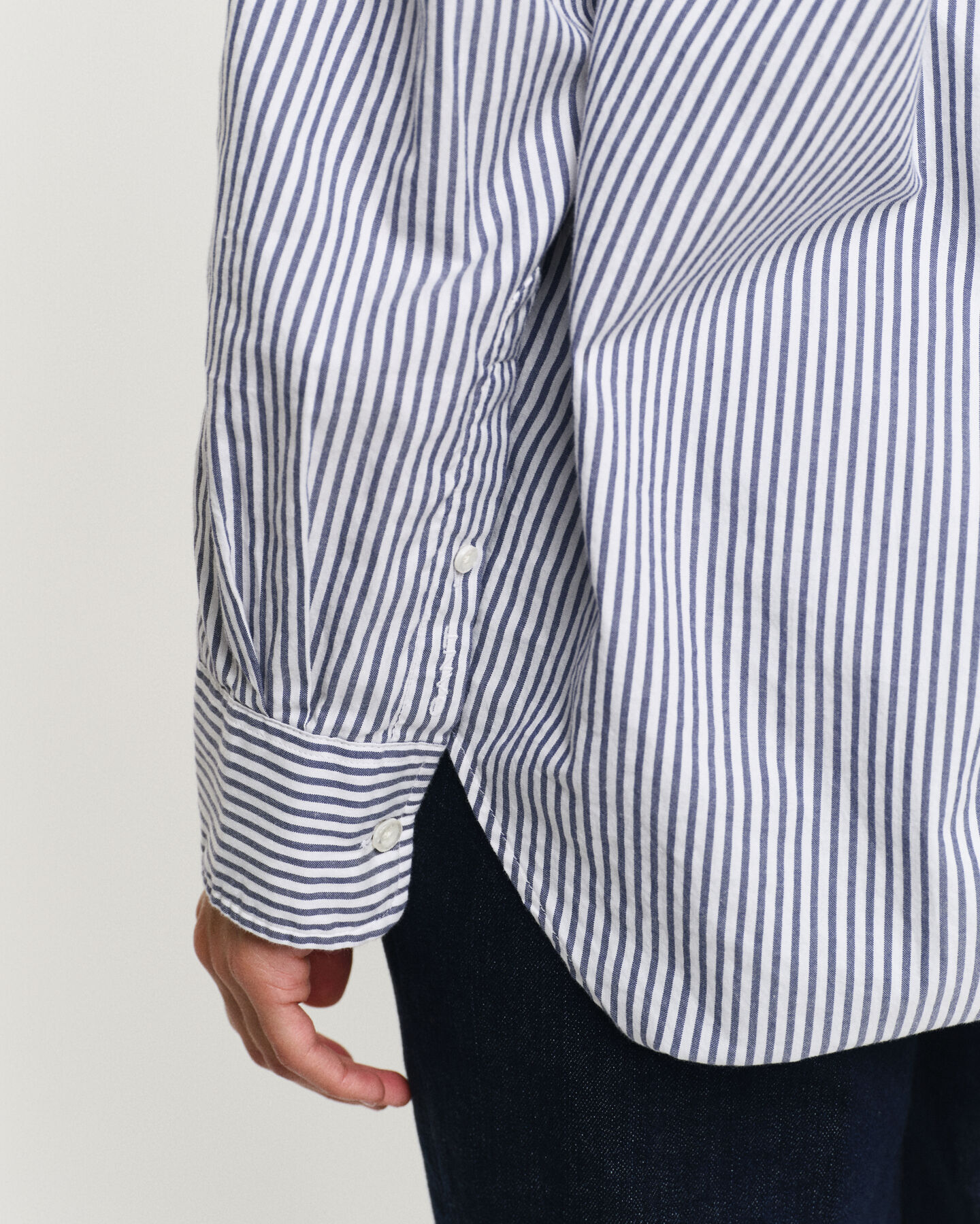 Relaxed Fit Striped Luxury Oxford Shirt