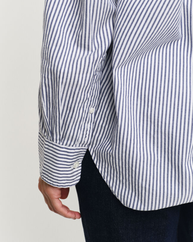 Relaxed Fit Striped Luxury Oxford Shirt