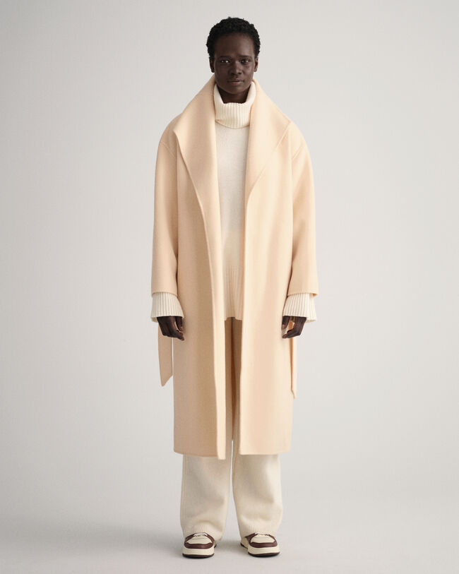 Handstitched Belted Coat