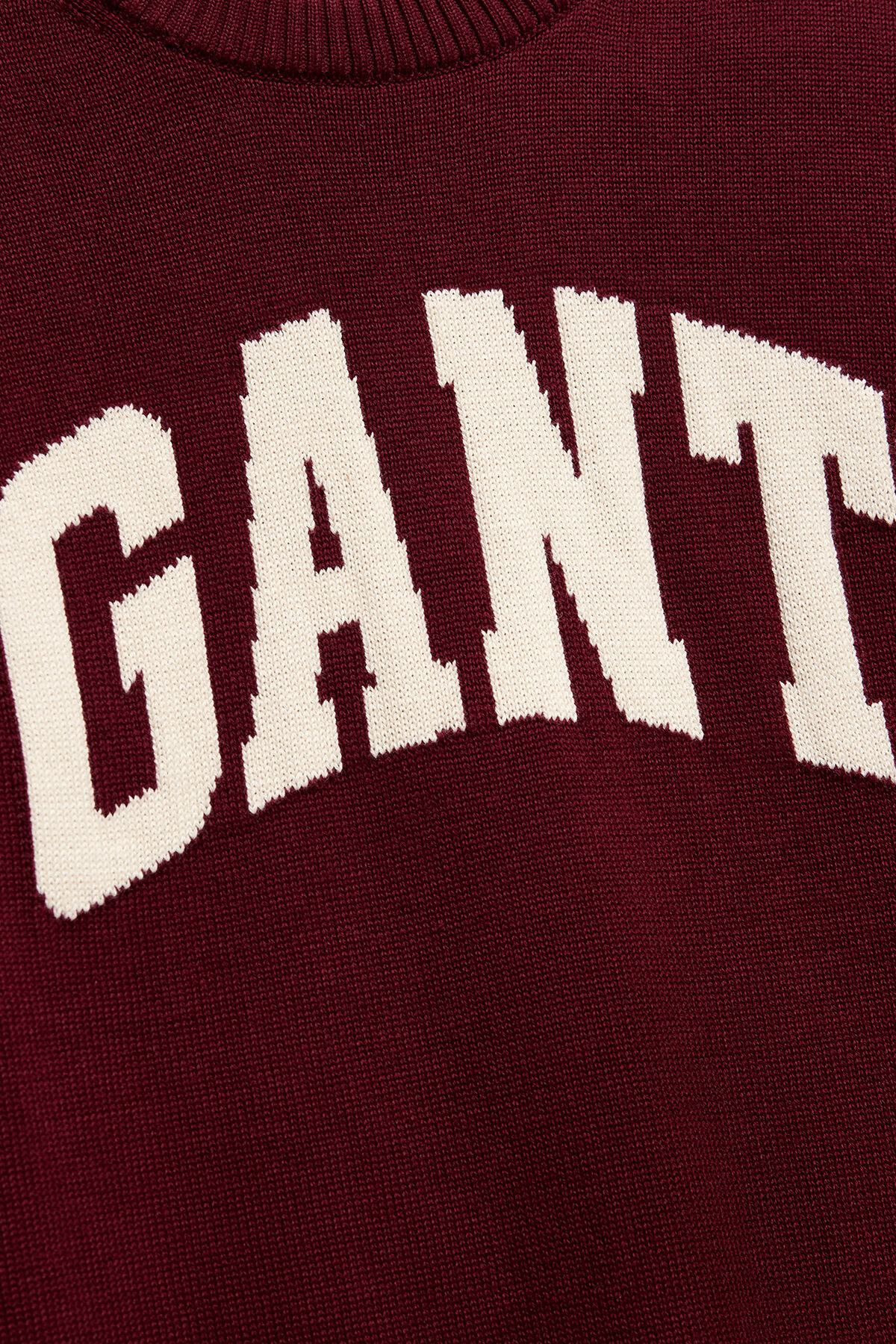 Teen Boys Intarsia Sweater — PLUMPED RED