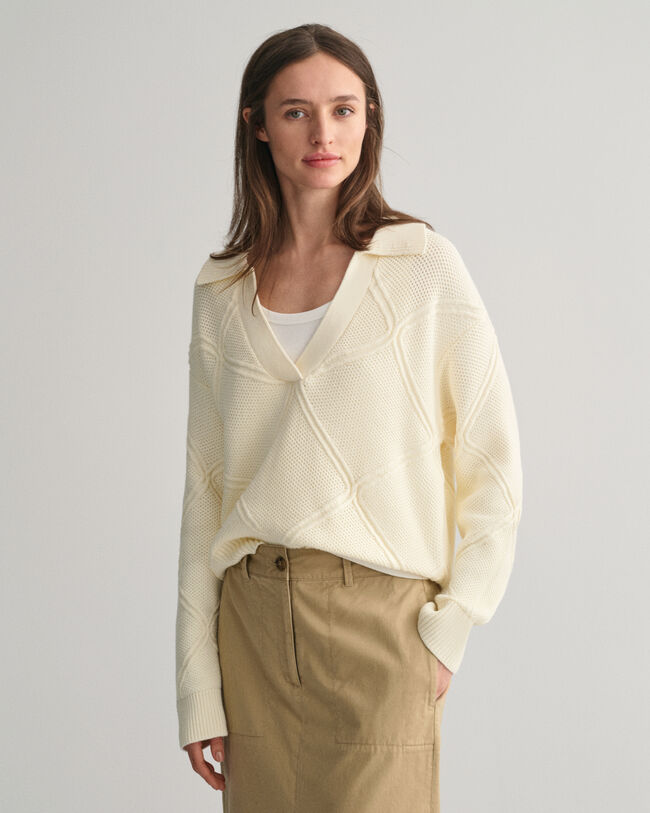 Textured Knit Rugger