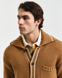 Buttoned Wool Cardigan