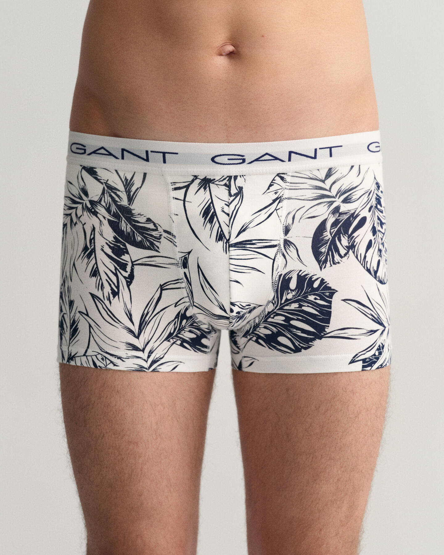 3-Pack Tropical Leaves Print Trunks