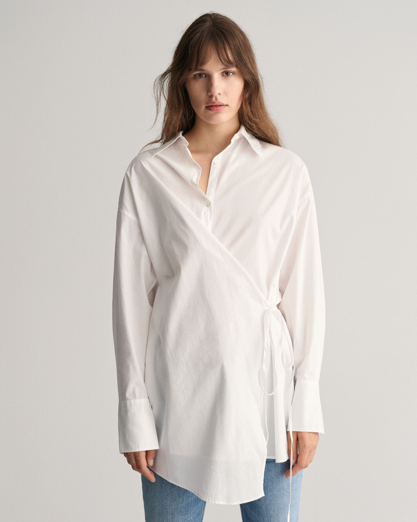 Oversized Wrap Shirt