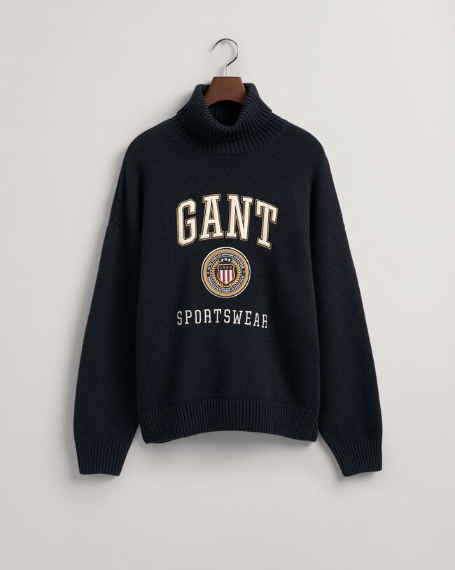 Crest Shield Rollneck Sweater