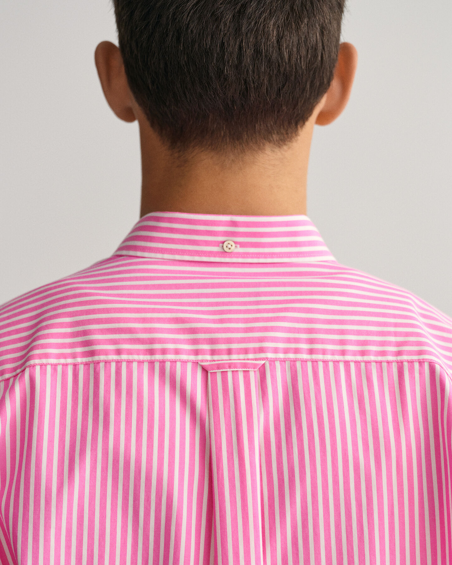 Regular Fit Striped Short Sleeve Broadcloth Shirt