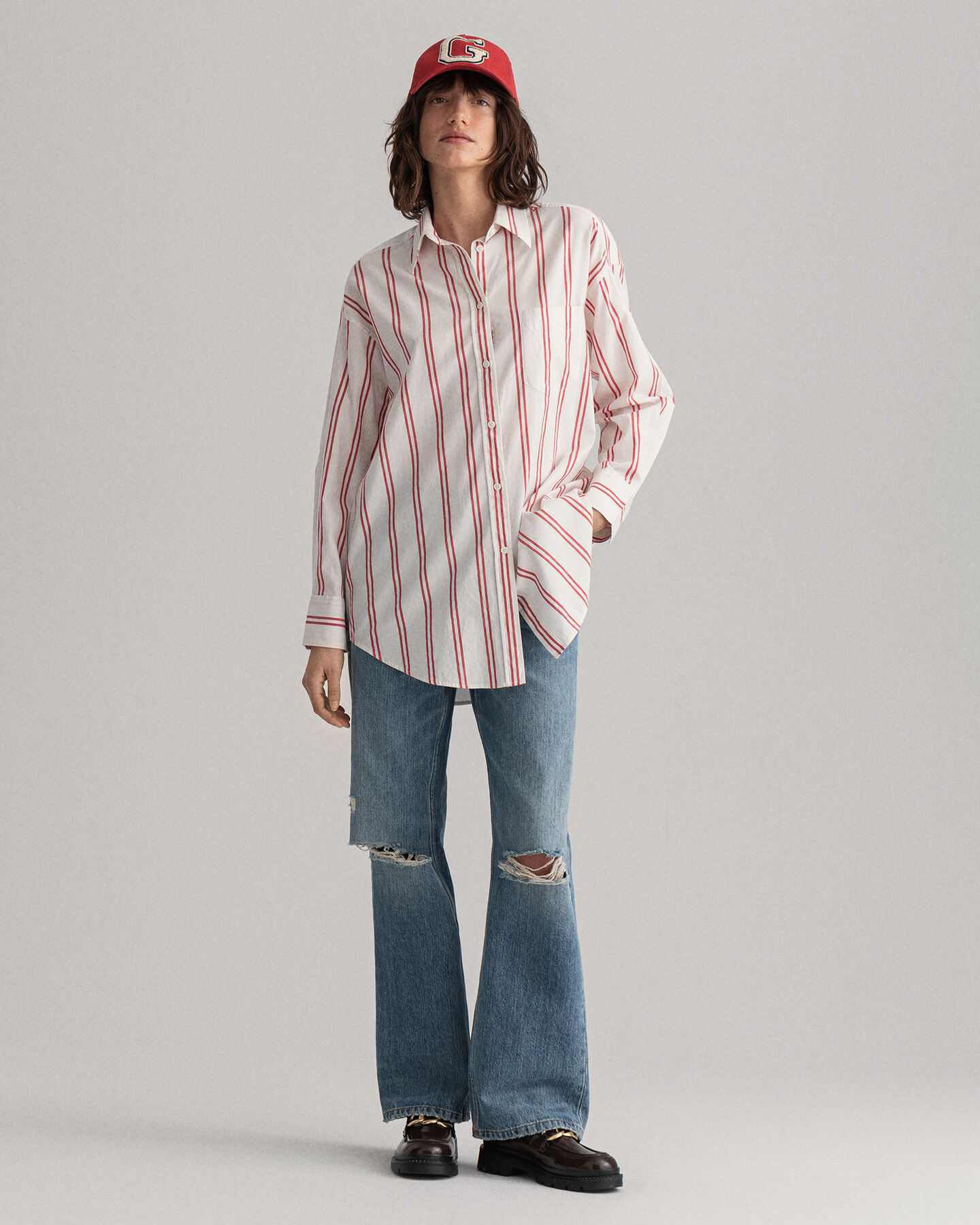 Oversized Stripe Shirt