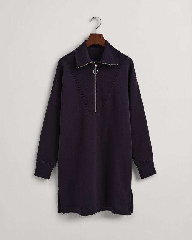 Half-Zip Sweat Dress