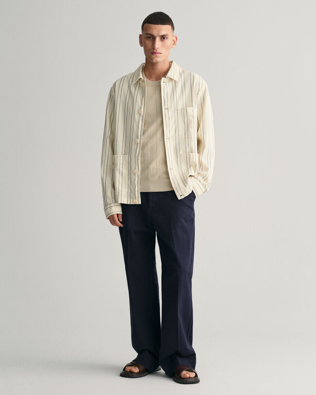 Pointelle Textured Short Sleeve Sweater