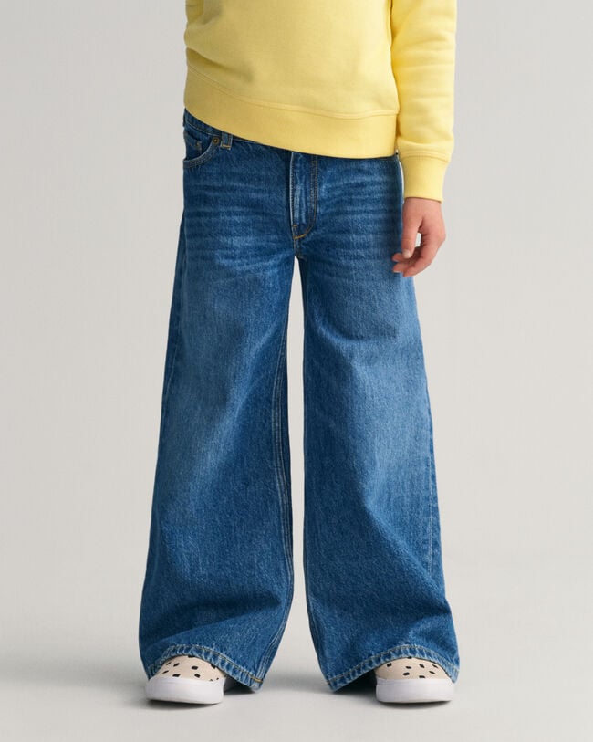 Girls Wide Leg Jeans