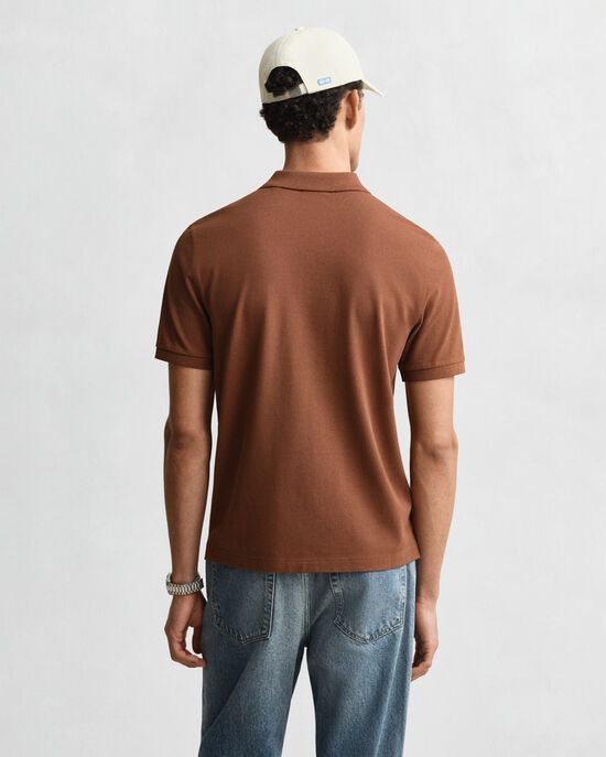 Regular Fit Shield Piqué Polo Shirt