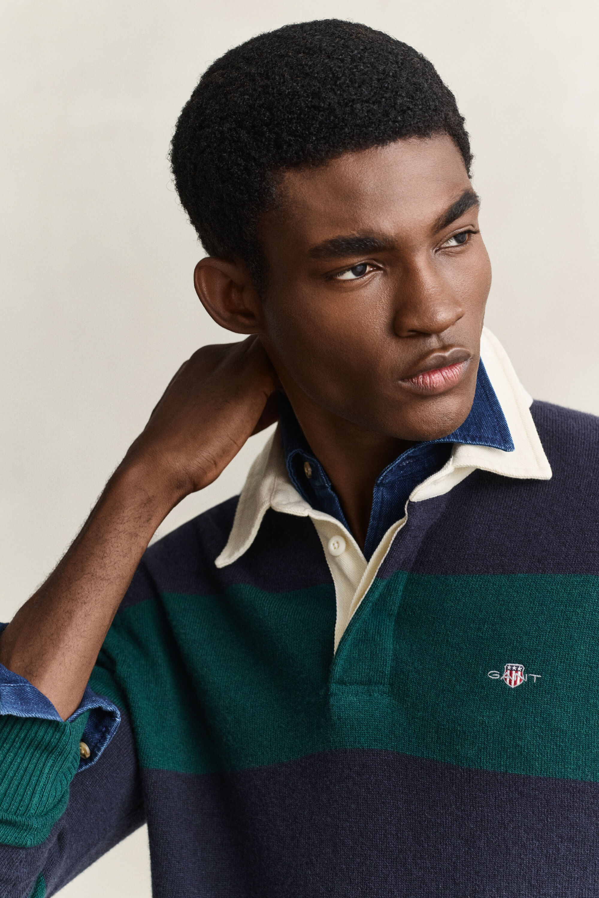 Barstriped Lambswool Rugger