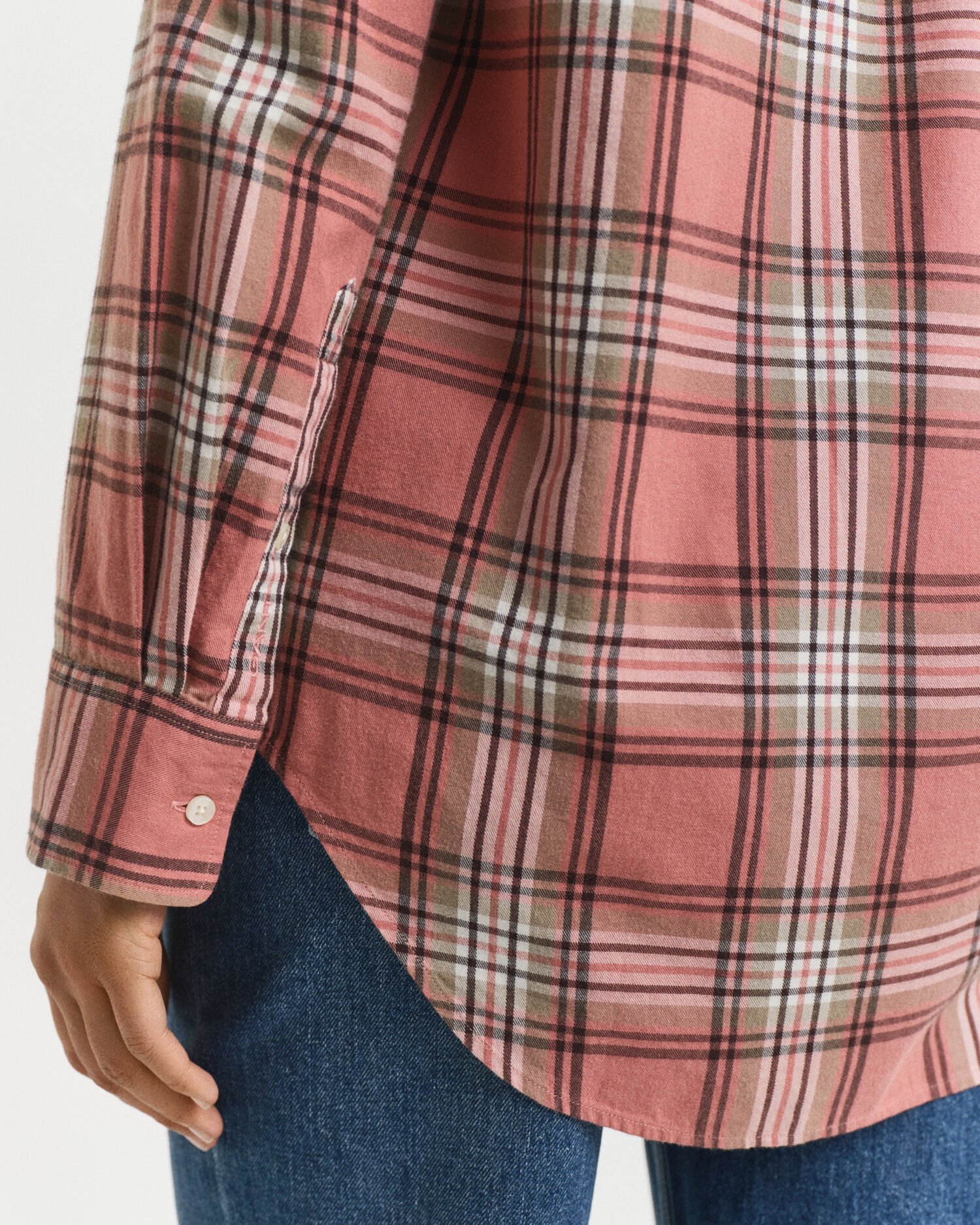 Relaxed Fit Checked Flannel Shirt