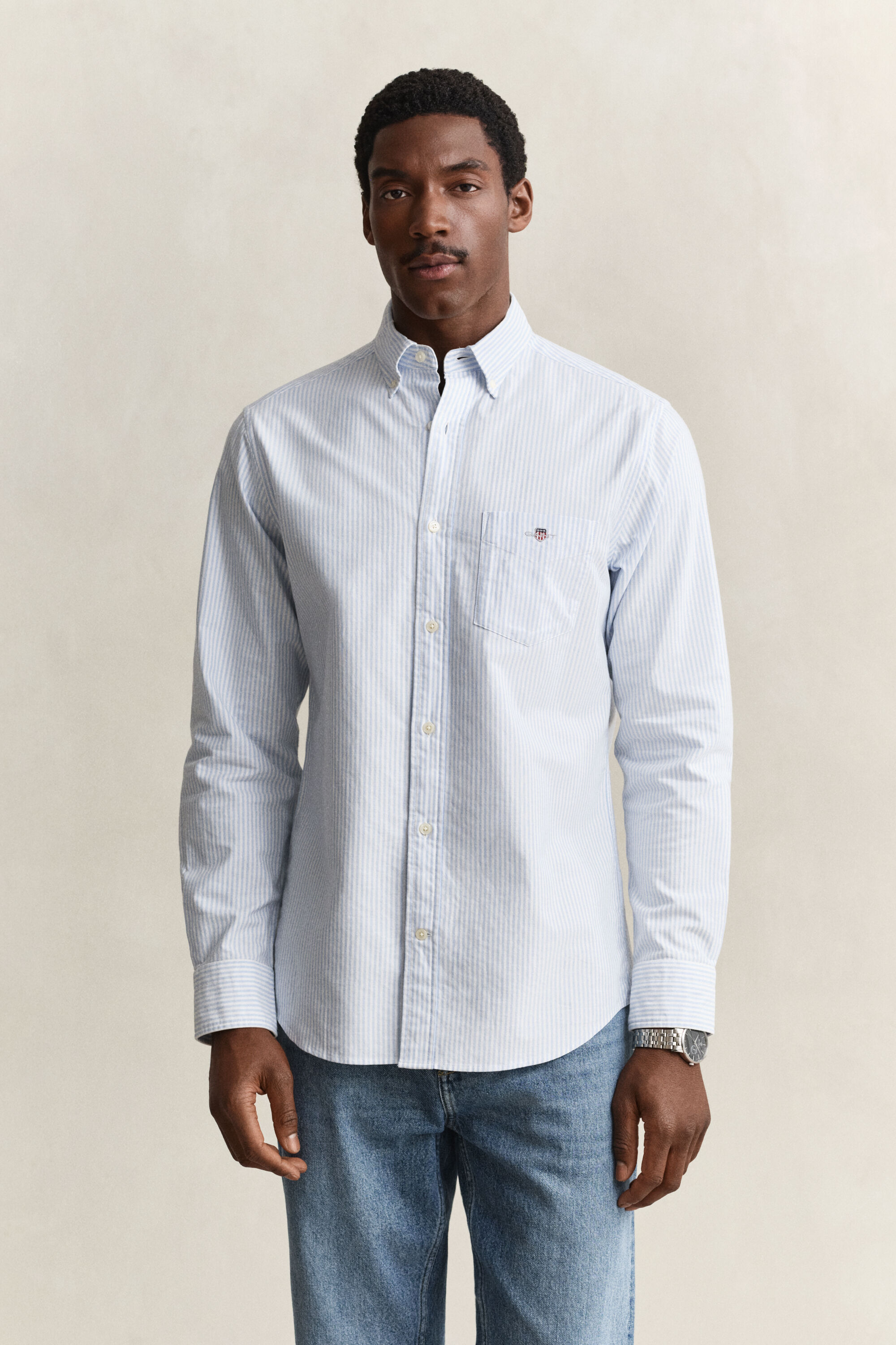 Classic Regular Striped Oxford Shirt
