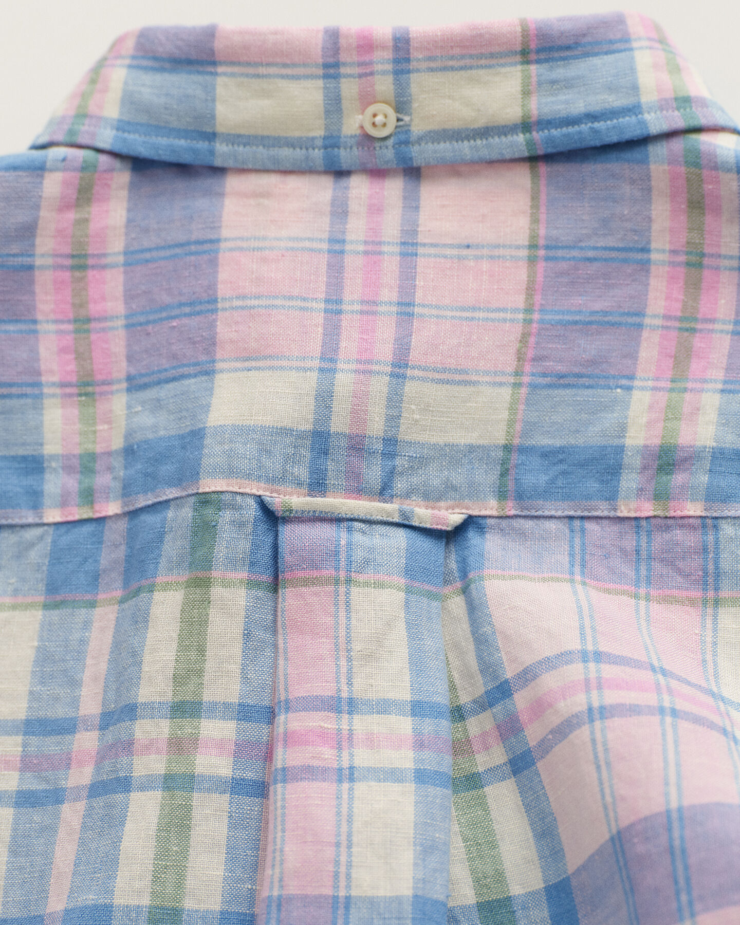 Regular Fit Linen Madras Shirt