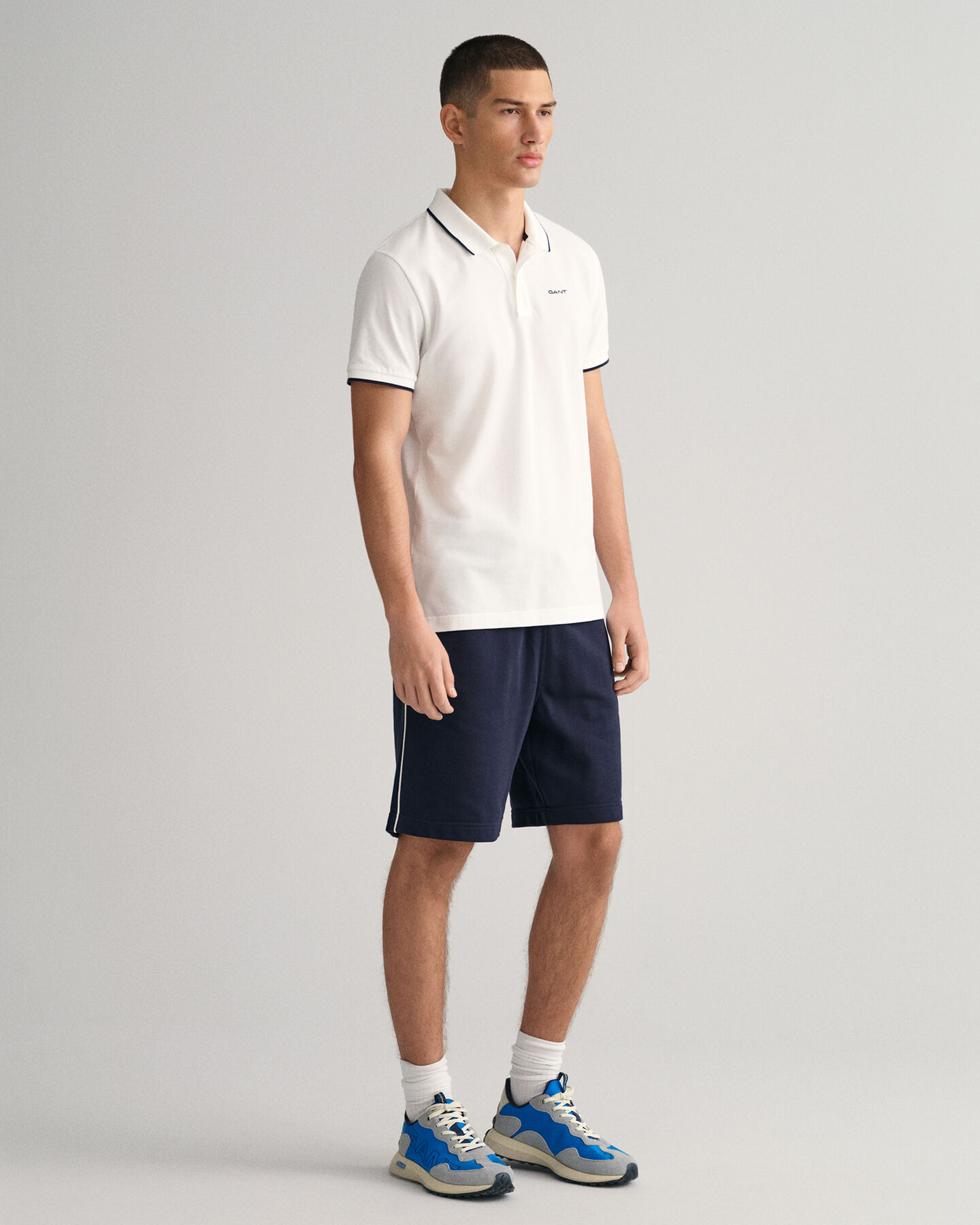 Contrast Tipped Piqu&eacute; Polo Shirt