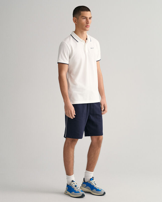 Contrast Tipped Piqu&eacute; Polo Shirt