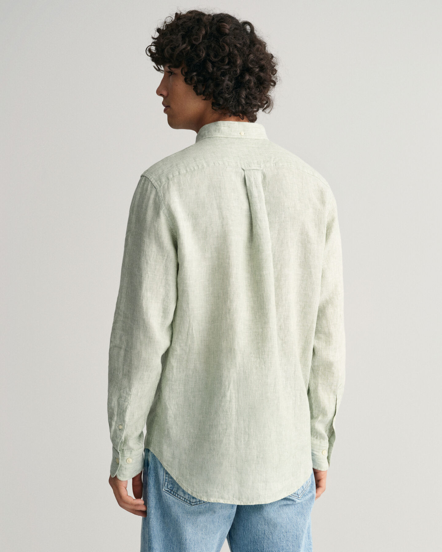 Regular Fit Striped Linen Shirt