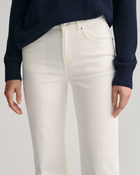 Cropped Wide Leg Color Jeans