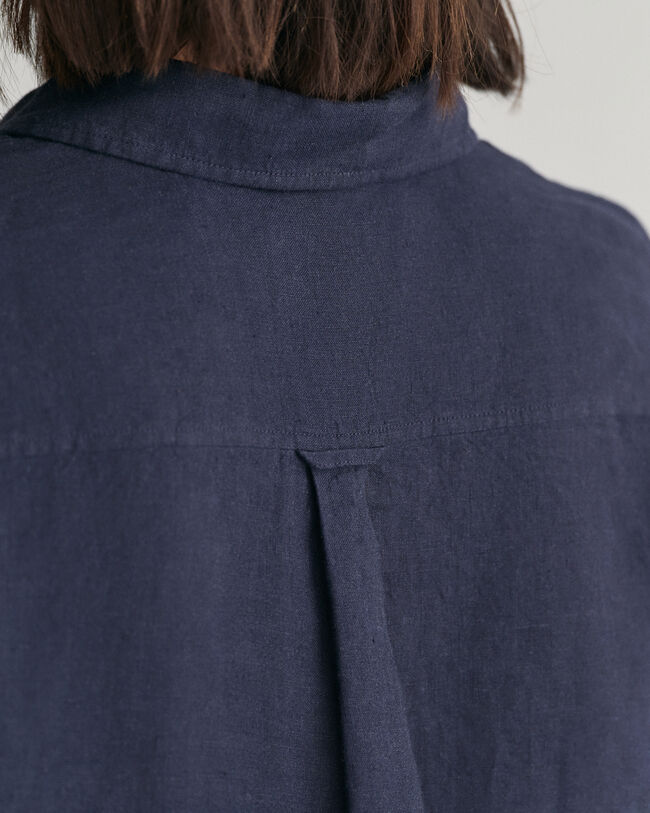 Regular Fit Linen Chambray Shirt