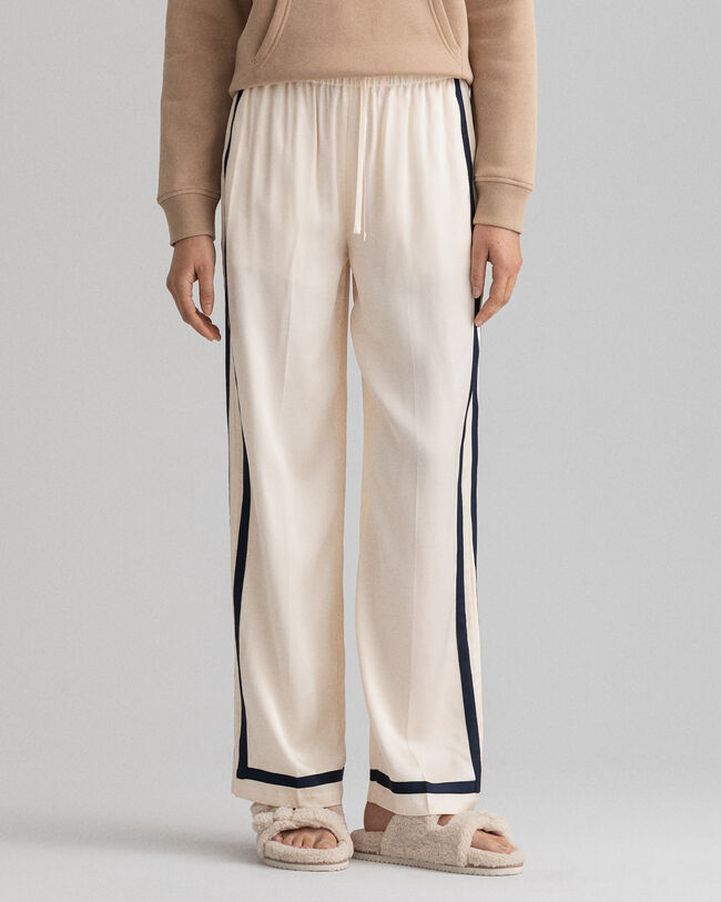 Satin Pull-On Pants