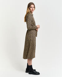 Floral Print Shirt Dress