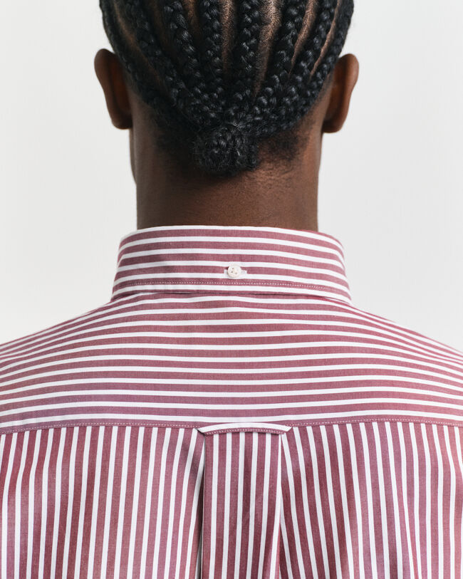 Regular Fit Classic Striped Poplin Shirt