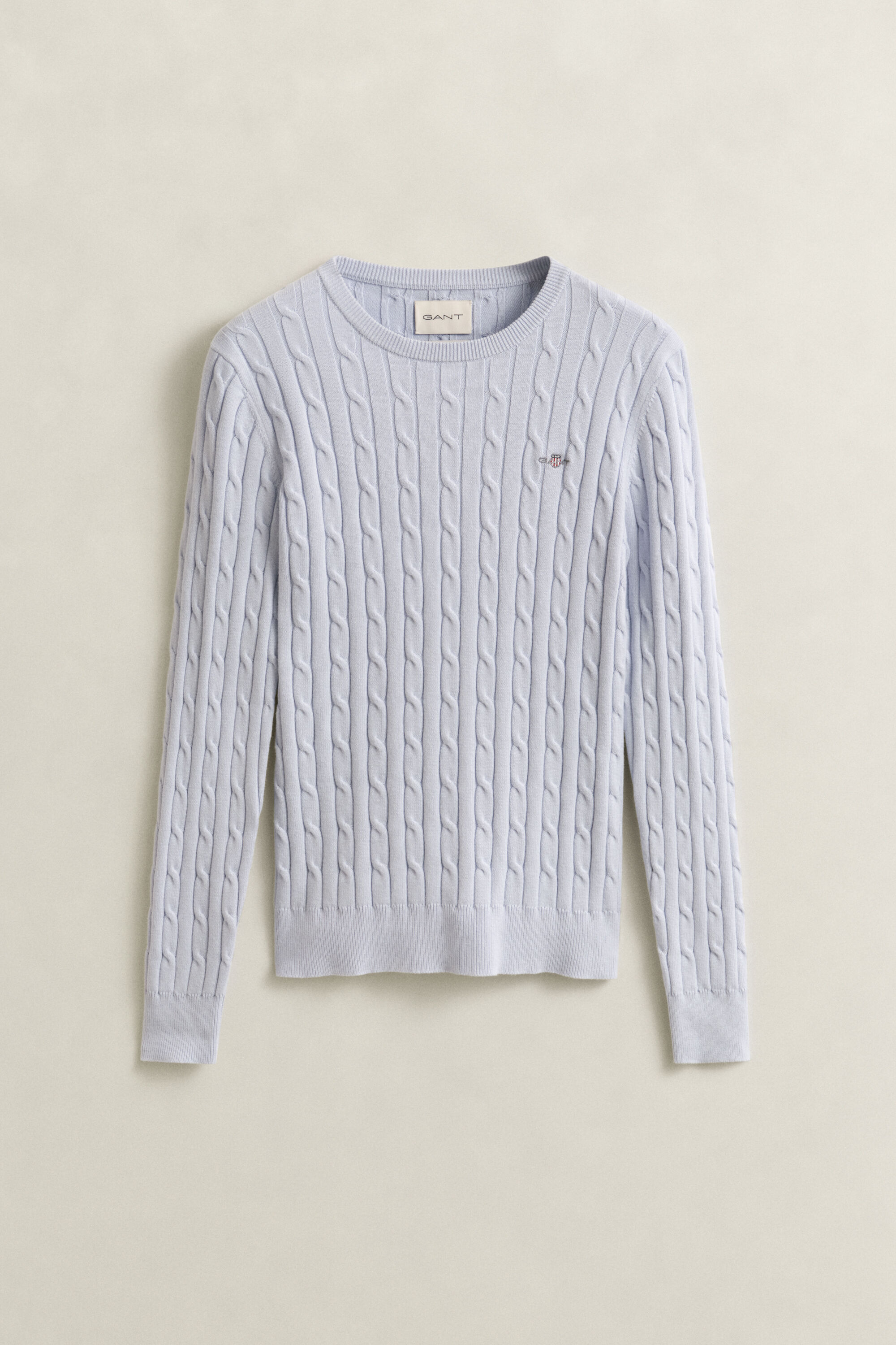 Cable Knit Crew Neck Sweater