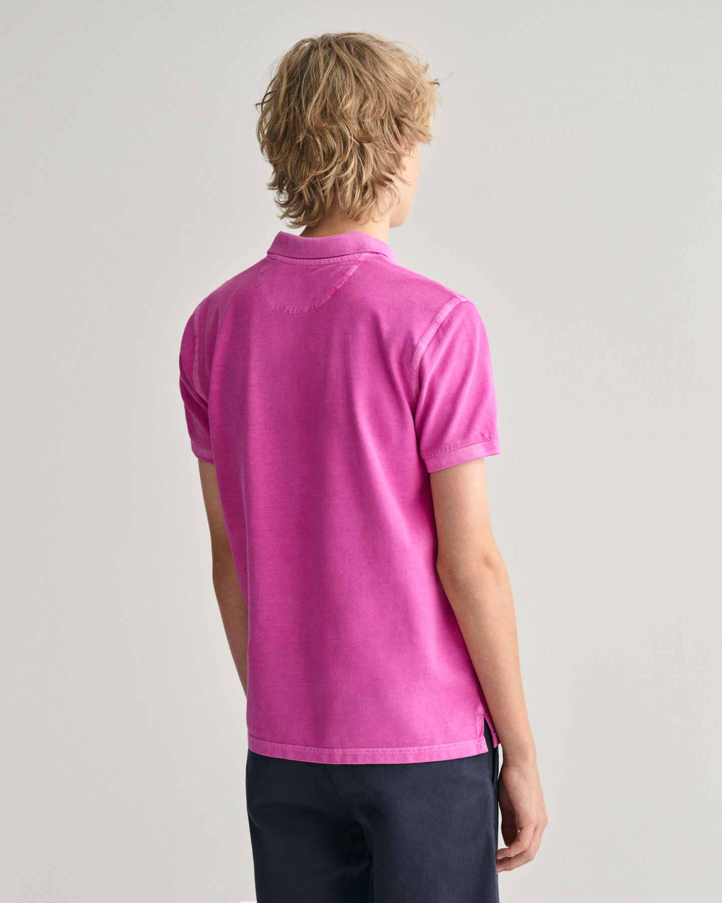 Teens Sunfaded Piqu&eacute; Polo Shirt