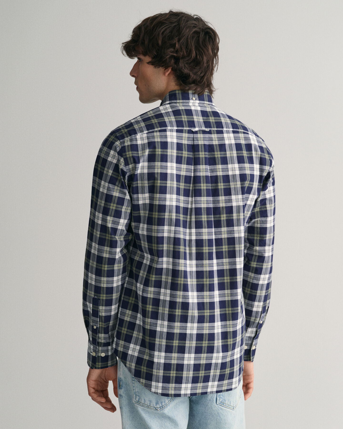 Regular Fit Checked Poplin Shirt