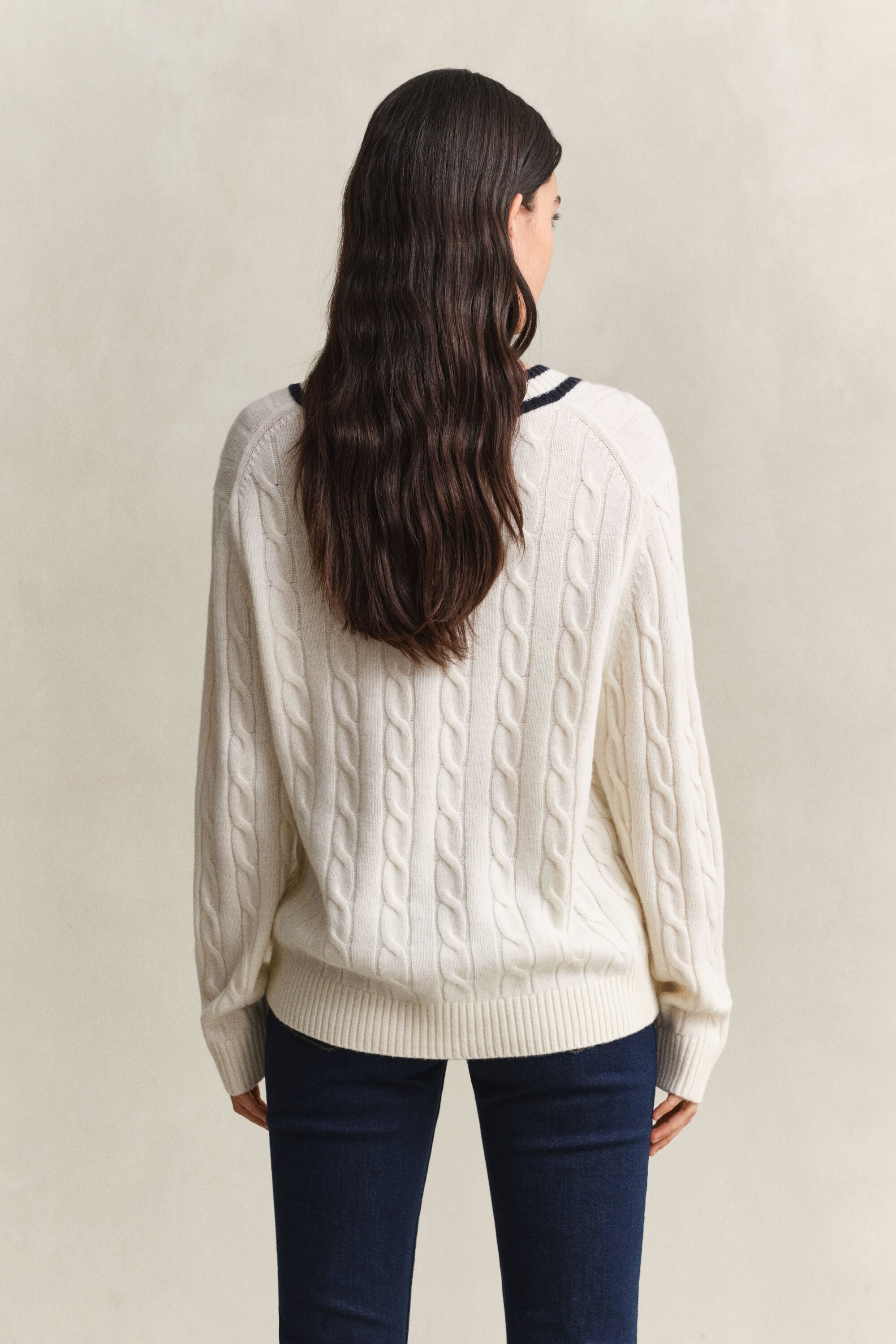 Merino Wool Cable Knit Sweater