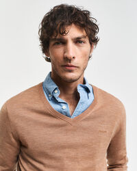 Extra Fine Merino Wool V-Neck Sweater