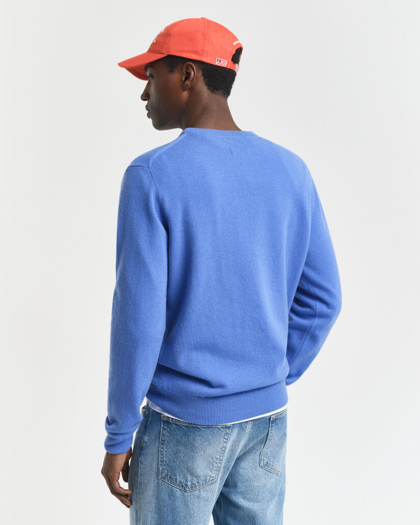 Superfine Lambswool Crew Neck Sweater