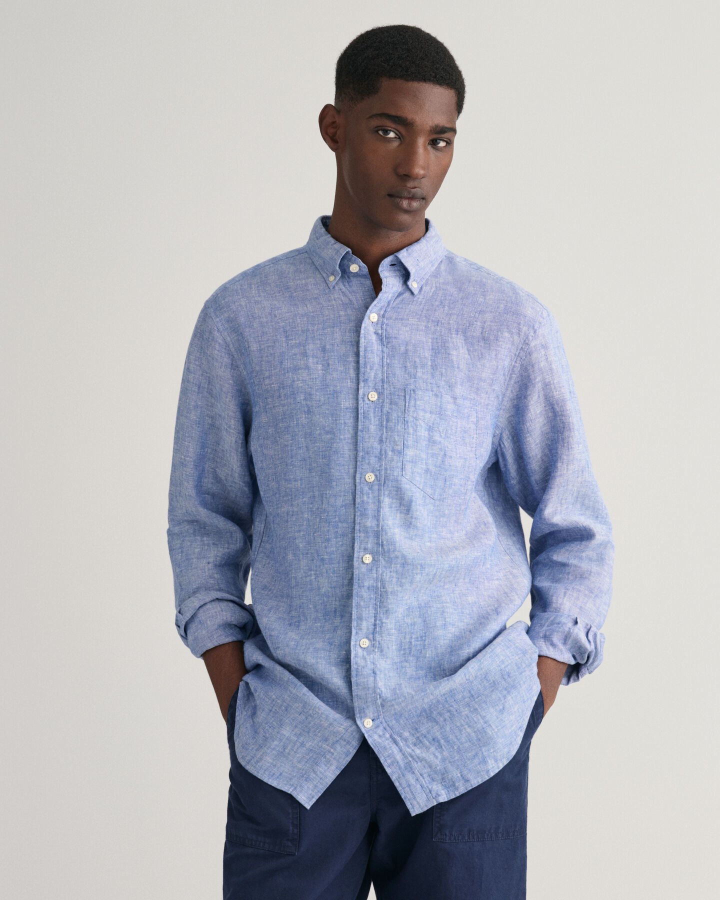 Regular Fit Linen Shirt