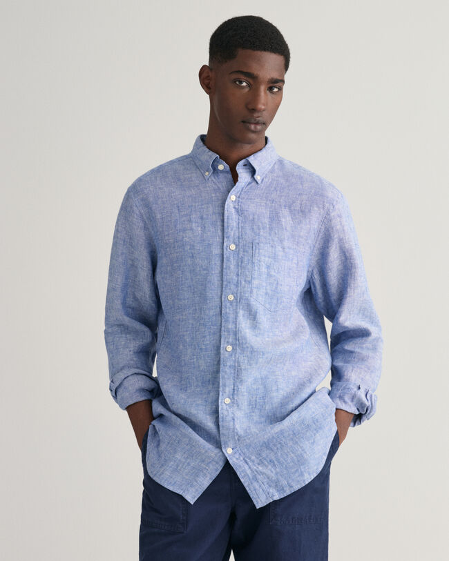 Regular Fit Linen Shirt