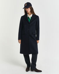 Classic Tailored Wool Blend Coat