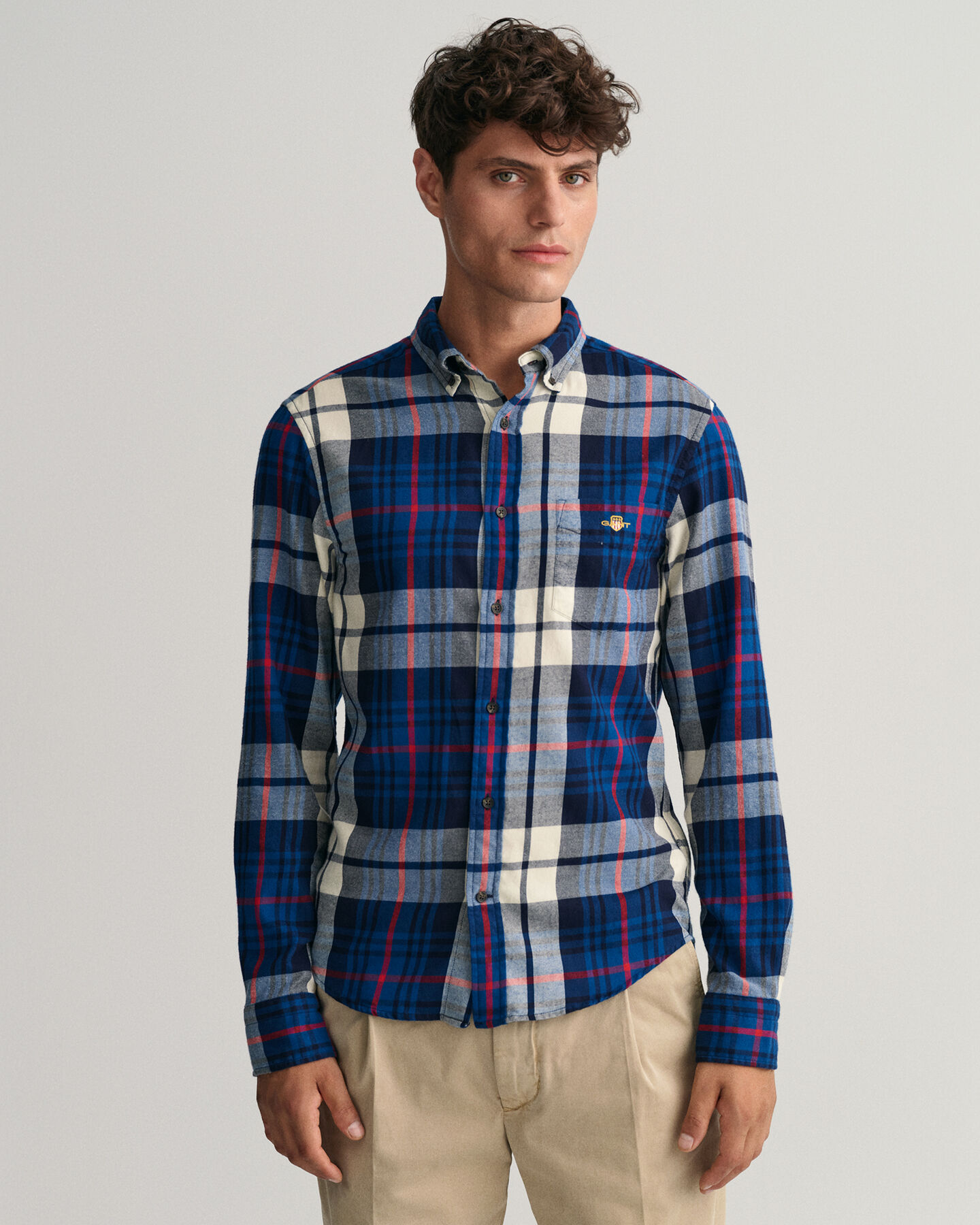 Regular Fit Plaid Flannel Shirt