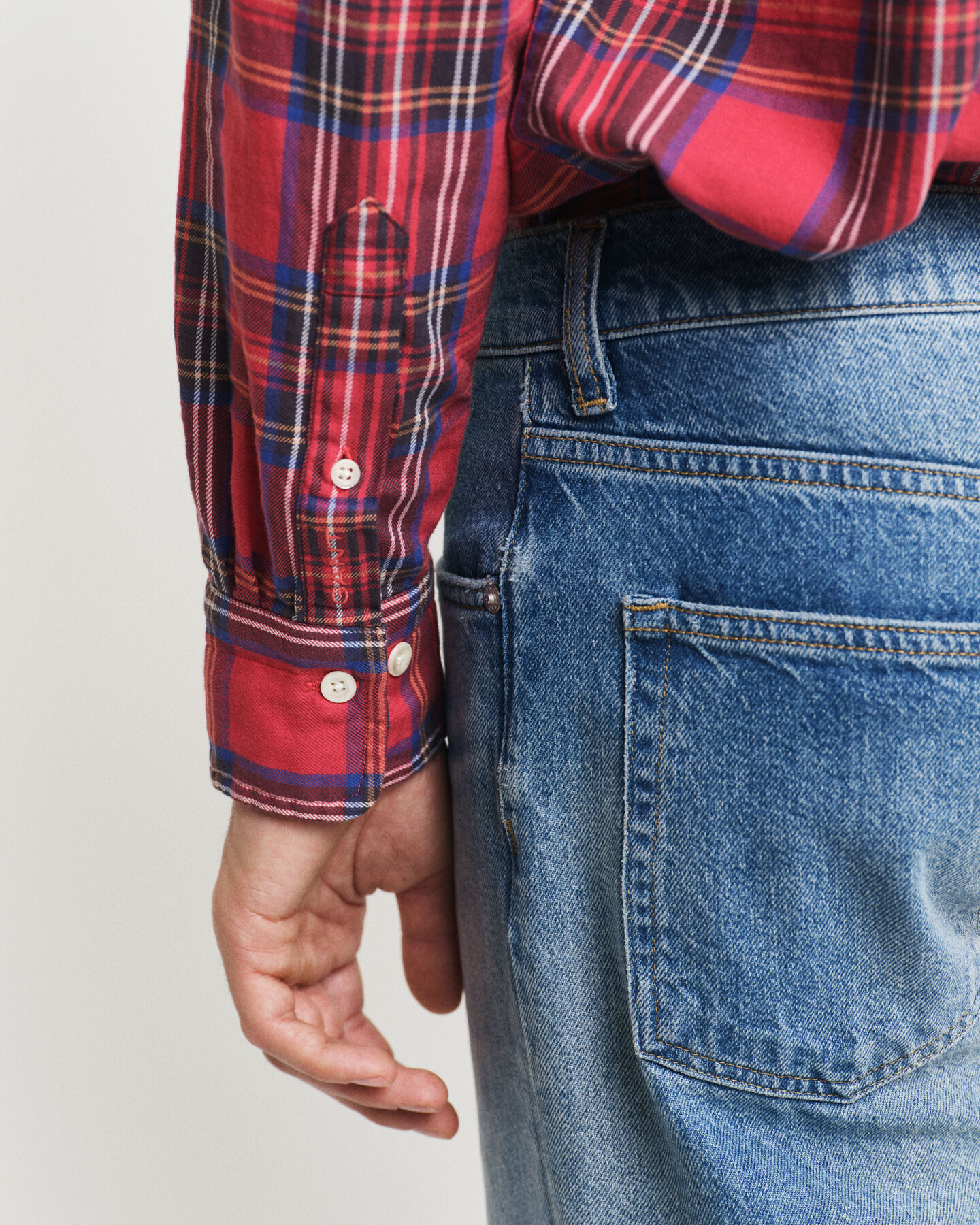 Relaxed Fit Tartan Checked Shirt