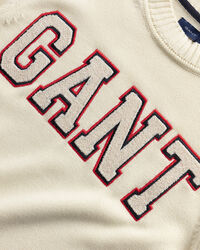 Logo Cotton Crew Neck Sweater